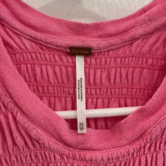 Free People Pink Flowy Top - Picture 3 of 3